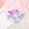 Wholesale of cross-border Amazon velvet tie-dyed large intestine rings, new European and American velvet color-blocking sweet and elegant hair rings Application Scenario